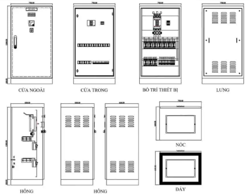 Đọc hiểu bản vẽ tủ điện công nghiệp: Hướng dẫn cơ bản và ký hiệu