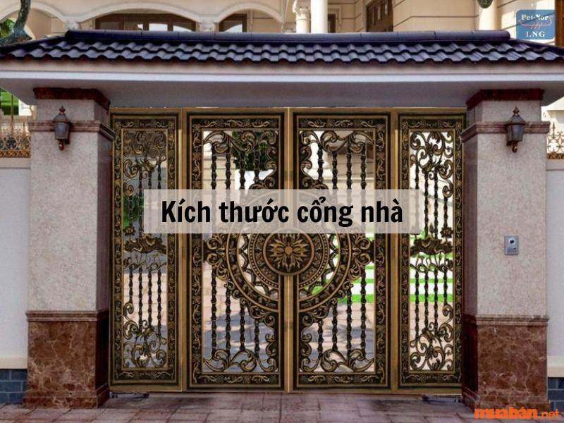 Kích thước cổng nhà theo phong thủy bao nhiêu là tốt trong năm 2023?