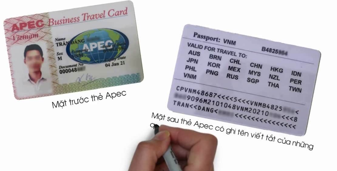 Mẫu thẻ APEC